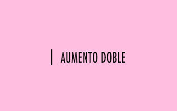 Palillo #10: Aumento de puntos doble