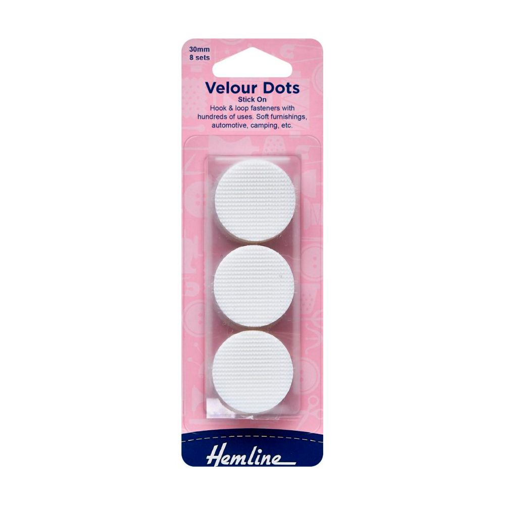 Velcro Circular Autoadhesivo 8 un Hemline