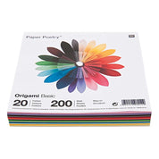 Papel Origami Colores Pasteles