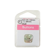 Botón Nacar Figuras Crema