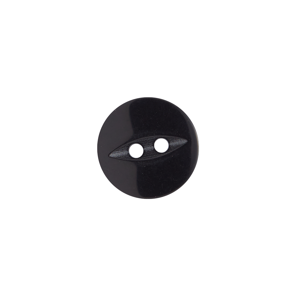 Bot&oacute;n Pl&aacute;stico Ojo de Pez Negro