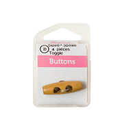 Botón Madera Montgomery Café