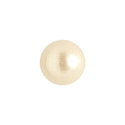 Botón Perla Redondo Crema