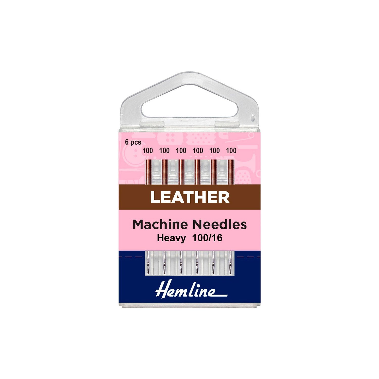 Aguja Máquina Leather 100/16 6 Un