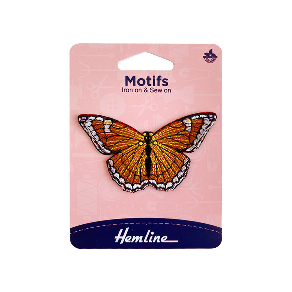 Parche Iron-On Mariposa 7.8x4.5 CM