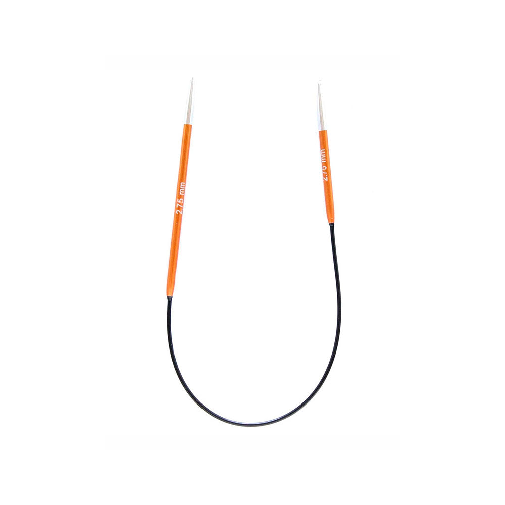 Palito Circular Asimétrico Zing 25 cm - Knit Pro