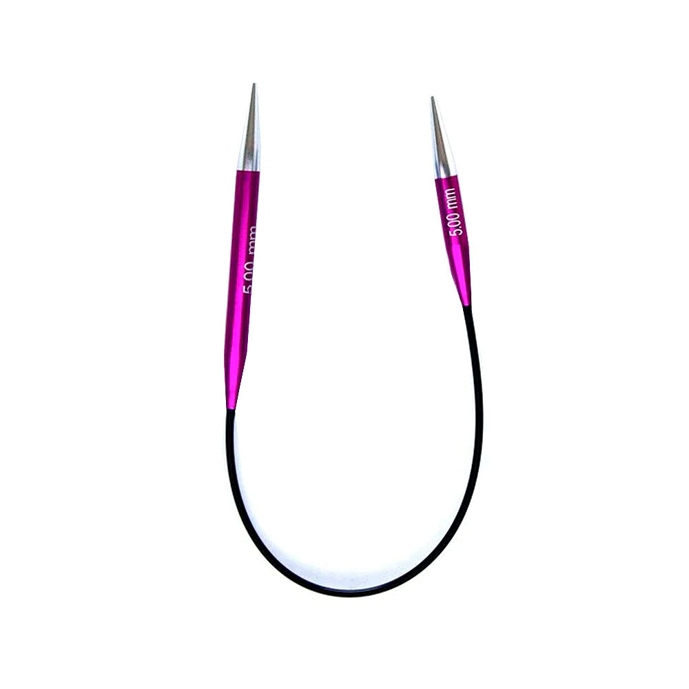 Palito Circular Asimétrico Zing 25 cm - Knit Pro