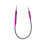 Palito Circular Asimétrico Zing 25 cm - Knit Pro