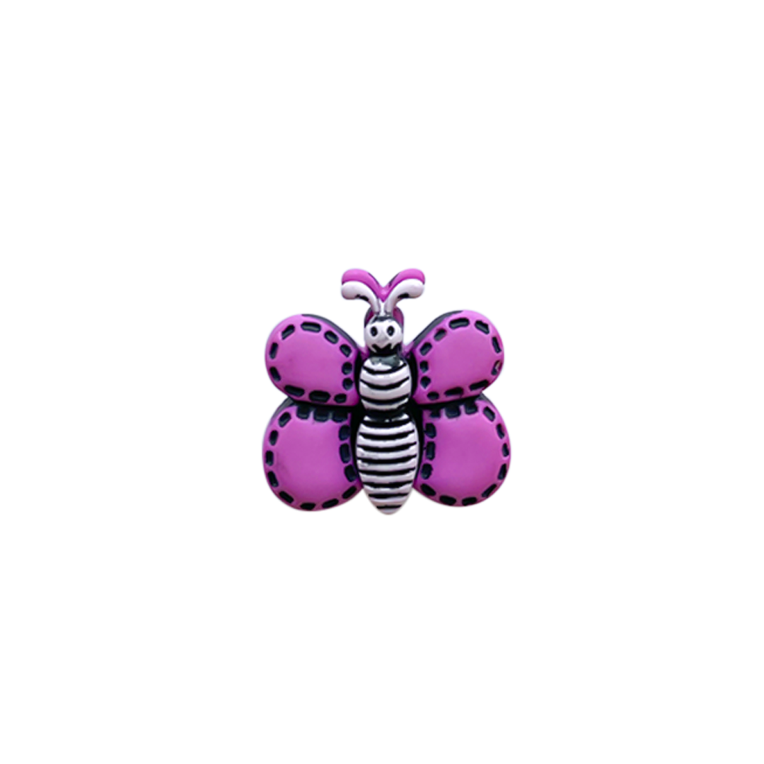 Botón Plástico Abeja 19 MM 4 Un