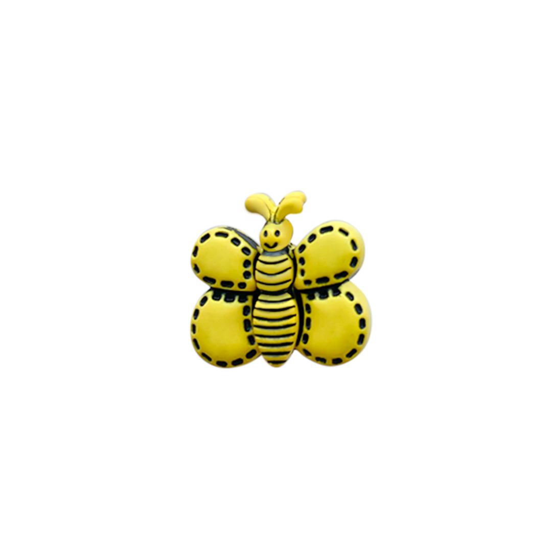 Botón Plástico Abeja 19 MM 4 Un