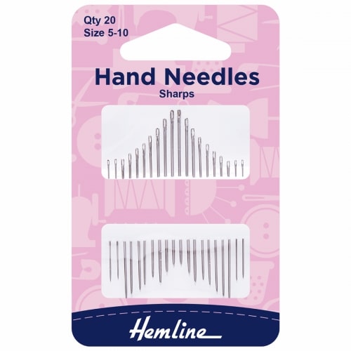 Aguja sharps #5-10 Hemline