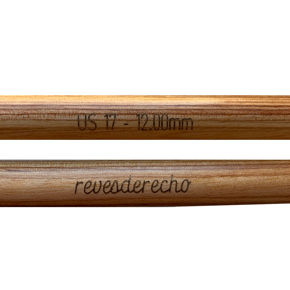 Palitos De Tejer Natural Symfonie 35 cm