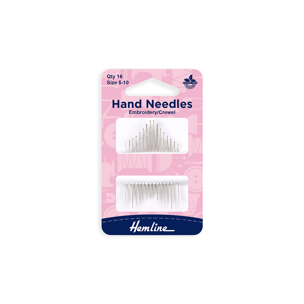 Agujas Crewel Para Coser A Mano #5-10 16 Un - Hemline