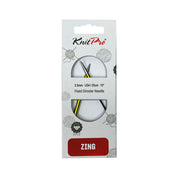 Palito Circular Asimétrico Zing 25 cm - Knit Pro